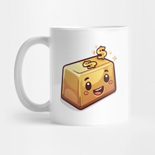 Cute Gold Bar Mug
